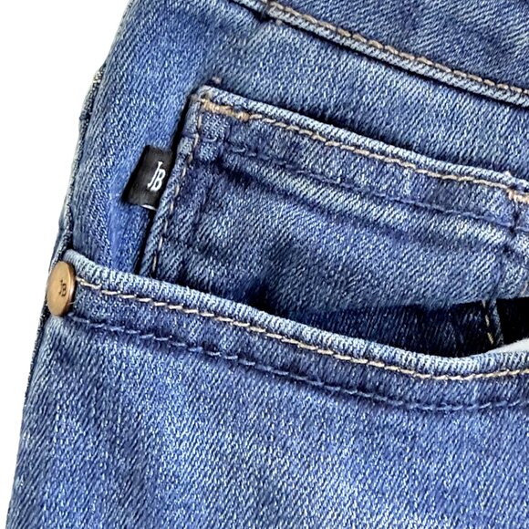 JUDY BLUE  Blue Denim Jeans Trouser Flare Y2K Style Boho 11/300 5 button Fly - Picture 5 of 15